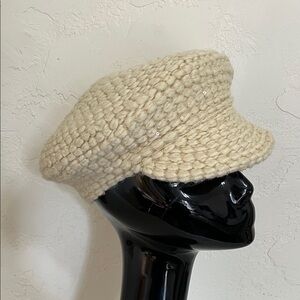 Liz Claiborne Cream Knit Women's Cap